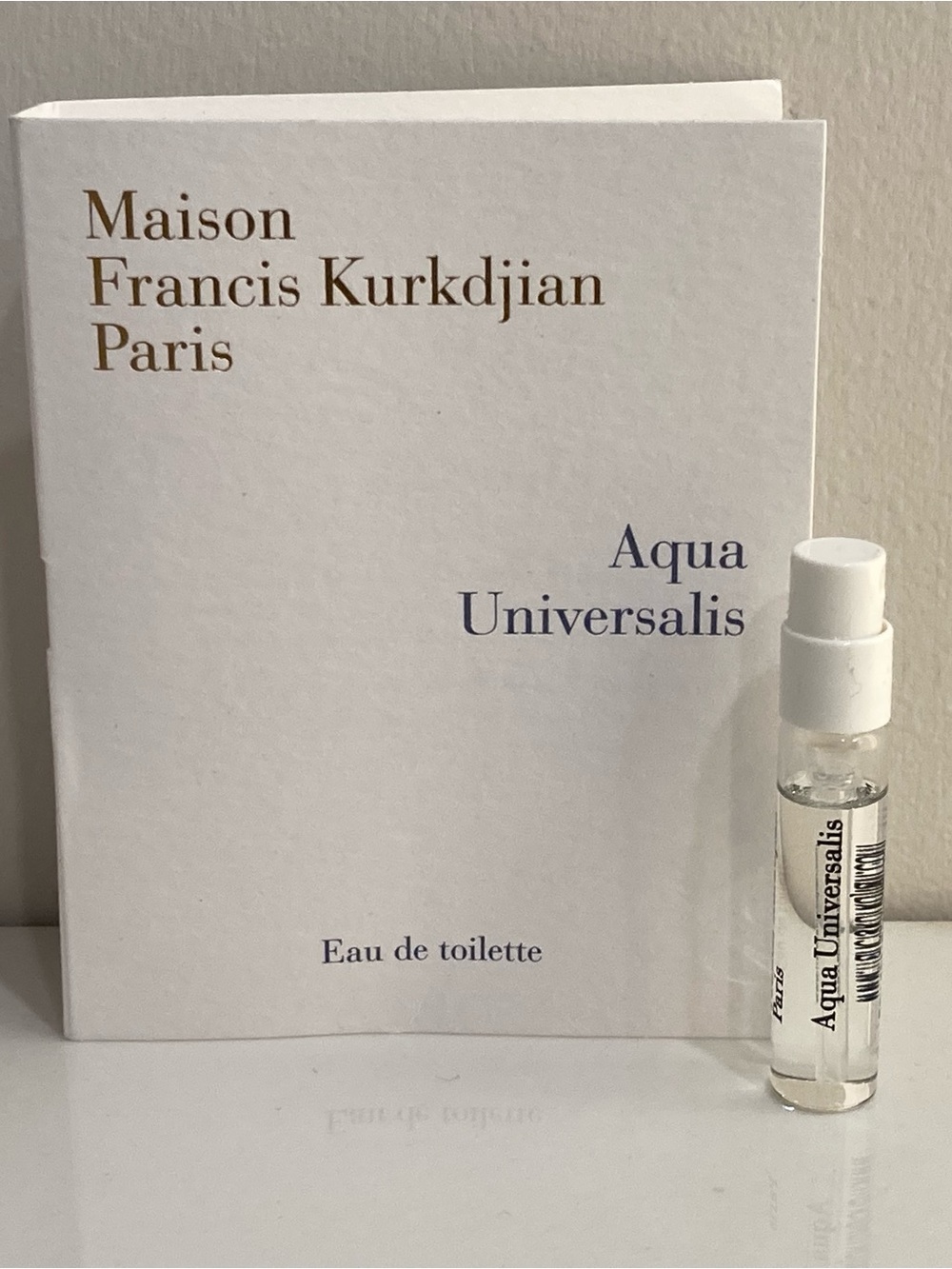 Maison Francis Kurkdjian Aqua Universalis Sample - White